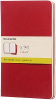 Photos - Notebook Moleskine Set of 3 Plain Cahier Journals Large Red 