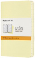 Notebook Moleskine Set of 3 Ruled Cahier Journals Pocket Yellow 