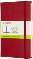 Photos - Notebook Moleskine Plain Notebook Red 