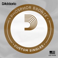 Photos - Strings DAddario Phosphor Bronze Single 20 