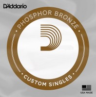 Photos - Strings DAddario Phosphor Bronze Single 21 