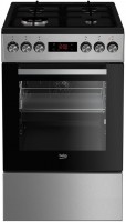 Photos - Cooker Beko FSM 51331 DXDT stainless steel