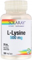 Photos - Amino Acid Solaray L-Lysine 500 mg 120 cap 