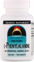 Amino Acid Source Naturals L-Phenylalanine 500 mg 100 tab 