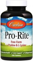 Photos - Amino Acid Carlson Labs Pro-Rite 180 tab 