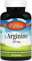 Photos - Amino Acid Carlson Labs L-Arginine 675 mg 90 cap 