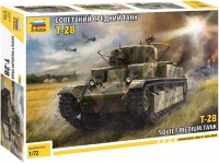 Photos - Model Building Kit Zvezda Soviet Medium Tank T-28 (1:72) 