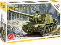 Photos - Model Building Kit Zvezda Soviet Assault Gun ISU-122 (1:72) 