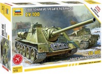 Photos - Model Building Kit Zvezda Soviet Tank Destroyer SU-100 (1:72) 