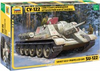 Photos - Model Building Kit Zvezda Soviet Self Propelled Gun Su-122 (1:35) 