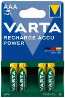 Battery Varta Rechargeable Accu  4xAAA 800 mAh