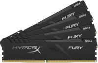 Photos - RAM HyperX Fury Black DDR4 4x32Gb HX436C18FB3K4/128