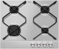 Photos - Hob Amica PGA 6102 QPFR stainless steel