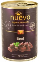 Photos - Cat Food Nuevo Adult Pouch with Beef 200 g 