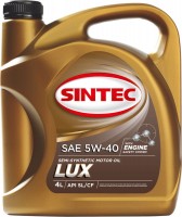Photos - Engine Oil Sintec Lux 5W-40 4 L