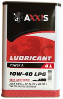 Photos - Engine Oil Axxis LPG Power A 10W-40 4 L