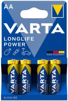 Photos - Battery Varta Longlife Power  4xAA