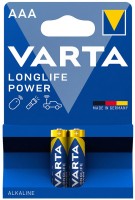 Photos - Battery Varta Longlife Power  2xAAA