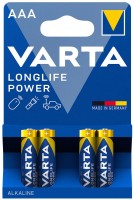 Photos - Battery Varta Longlife Power  4xAAA