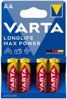 Photos - Battery Varta LongLife Max Power  4xAA