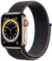 Photos - Smartwatches Apple Watch 6 Steel  40 mm Cellular
