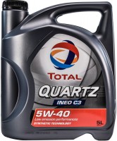 Photos - Engine Oil Total Quartz INEO C3 5W-40 5 L