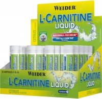 Photos - Fat Burner Weider L-Carnitine Liquid 1800 mg 20x25 ml 500 ml