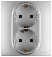 Photos - Socket Legrand Etika 672433 silver