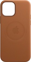 Photos - Case Apple Leather Case with MagSafe for iPhone 12 mini 