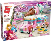 Construction Toy Qman Pink Ice Cream Van 2029 