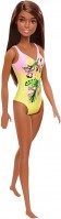 Photos - Doll Barbie Brunette Wearing Swimsuit GHW39 