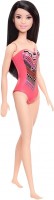 Photos - Doll Barbie Brunette Wearing Swimsuit GHW38 