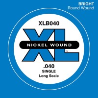 Photos - Strings DAddario Single XL Nickel Wound Bass 040 