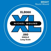 Photos - Strings DAddario Single XL Nickel Wound Bass 060 