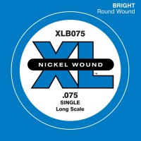 Strings DAddario Single XL Nickel Wound Bass 075 