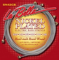 Photos - Strings La Bella Nickel Plated Electric Bass 6-String 29-128 