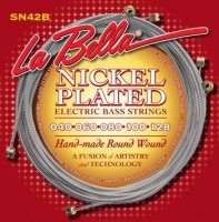 Photos - Strings La Bella Nickel Plated Electric Bass 40-128 