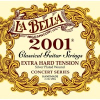 Photos - Strings La Bella Classical Silver Plated Extra Hard Tension 