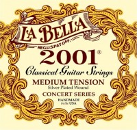 Photos - Strings La Bella Classical Silver Plated Medium Tension 