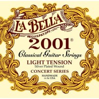 Photos - Strings La Bella Classical Silver Plated Light Tension 