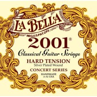 Photos - Strings La Bella Classical Silver Plated Hard Tension 