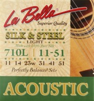 Photos - Strings La Bella Silk and Steel Acoustic 11-51 