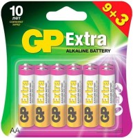 Photos - Battery GP  Extra Alkaline 12xAA (9+3)