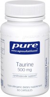 Photos - Amino Acid Pure Encapsulations Taurine 500 mg 60 cap 