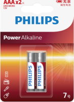 Photos - Battery Philips Power Alkaline  2xAAA