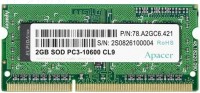Photos - RAM Apacer DDR3 SO-DIMM 1x2Gb AS02GFA60CAQBGC