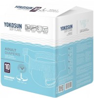 Photos - Nappies Yokosun Softcare Diapers L / 10 pcs 