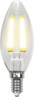 Photos - Light Bulb Uniel LED-C35-6W/WW/E14/CL GLA01TR 
