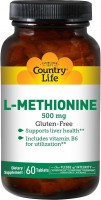 Photos - Amino Acid Country Life L-Methionine 500 mg 60 tab 