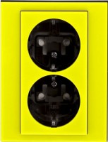 Photos - Socket ABB Levit 2CHH223457C6064 yellow